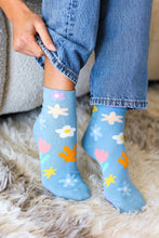 Load image into Gallery viewer, Sky Floral Ankle Socks
