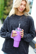 Load image into Gallery viewer, Magenta Insulated 38oz. Tumbler with Straw
