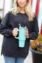 Load image into Gallery viewer, Sea Foam Insulated 38oz. Tumbler with Straw
