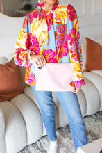 Load image into Gallery viewer, Blush Vegan Leather Handle Clutch Bag
