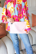 Load image into Gallery viewer, Blush Vegan Leather Handle Clutch Bag
