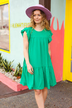 Load image into Gallery viewer, St. Patrick Green High Yoke Poplin Dress
