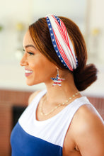 Load image into Gallery viewer, Stars &amp; Stripes Knit Stretch Headband
