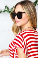 Load image into Gallery viewer, Black UV Ray Unisex Square Sunglasses
