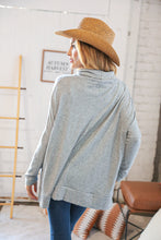 Load image into Gallery viewer, Lt Grey Cashmere Feel Turtleneck Sweater
