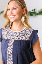 Load image into Gallery viewer, Ivory &amp; Gold Beaded Pyramid Drop Earrings
