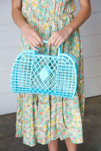Load image into Gallery viewer, Capri Blue Retro Waterproof Jelly Beach Tote
