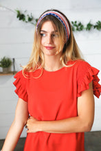 Load image into Gallery viewer, Stars &amp; Stripes Knit Twist Headband
