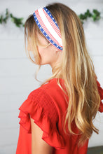 Load image into Gallery viewer, Stars &amp; Stripes Knit Twist Headband
