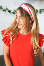 Load image into Gallery viewer, American Themed Knit Twist Headband
