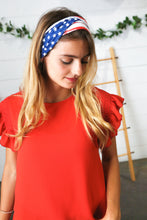 Load image into Gallery viewer, American Themed Knit Twist Headband
