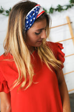 Load image into Gallery viewer, American Themed Knit Twist Headband
