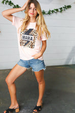 Load image into Gallery viewer, Peach Mama Animal Print Graphic Tee
