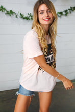 Load image into Gallery viewer, Peach Mama Animal Print Graphic Tee
