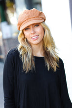 Load image into Gallery viewer, Camel Paperboy Corduroy Cap

