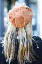 Load image into Gallery viewer, Camel Paperboy Corduroy Cap
