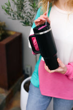 Load image into Gallery viewer, Black Insulated 38oz. Tumbler with Straw
