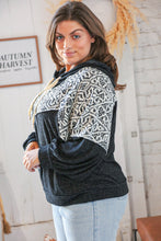 Load image into Gallery viewer, Aztec Jacquard Hacci Outseam Sweater Hoodie
