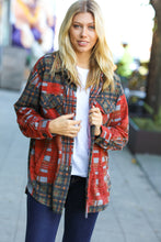 Load image into Gallery viewer, All I Have Hunter Green Plaid Jacquard Oversize Shacket
