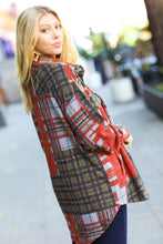 Load image into Gallery viewer, All I Have Hunter Green Plaid Jacquard Oversize Shacket
