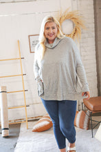 Load image into Gallery viewer, Lt Grey Cashmere Feel Turtleneck Sweater
