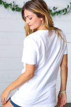 Load image into Gallery viewer, White Cotton NASHVILLE Music City Graphic Tee
