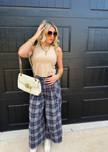 Load image into Gallery viewer, PREORDER: Cayla Crop Plaid Pants in Two Colors
