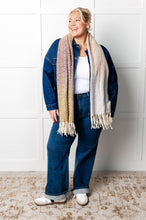 Load image into Gallery viewer, Cold Front Fringe Scarf in Blue and Green
