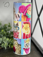 Load image into Gallery viewer, PREORDER: Cat Portraits Skinny Tumbler
