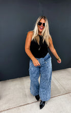 Load image into Gallery viewer, PREORDER: Charlie Cinch Hem Wide Leg Jeans
