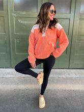 Load image into Gallery viewer, PREORDER: Half Zip Fleece Pullover in Sherbet
