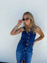 Load image into Gallery viewer, PREORDER: Frankie Overall Denim Dress
