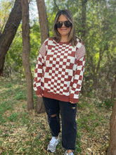 Load image into Gallery viewer, PREORDER: All Checkered Out Sweater in Four Colors
