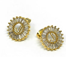 Load image into Gallery viewer, PREORDER: Mini Radiant Initial Stud Earrings
