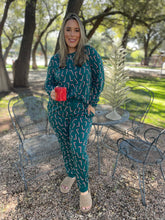 Load image into Gallery viewer, PREORDER: Candy Cane Pajama Pants Set
