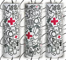 Load image into Gallery viewer, PREORDER: Doodle Doc Skinny Tumbler
