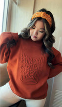 Load image into Gallery viewer, PREORDER: Pumpkin Spice Corn Maze Embossed Sweatshirt
