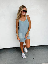 Load image into Gallery viewer, PREORDER: Taylor Stripe Pocket Romper in Four Colors
