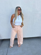 Load image into Gallery viewer, PREORDER: Peach Wash Barrel Jeans

