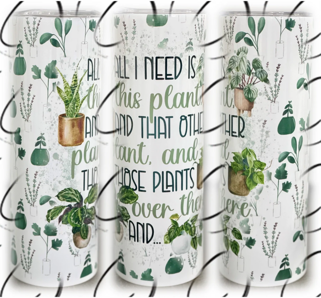 PREORDER: This, That & Those Plants Skinny Tumbler