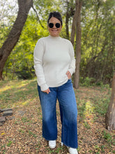 Load image into Gallery viewer, PREORDER: Cuddle Up Fleece Lined Sweater in Beige

