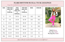 Load image into Gallery viewer, PREORDER: Fallon Flare Suck and Tuck Leggings in Two Colors
