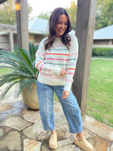 Load image into Gallery viewer, PREORDER: Come On Get Happy Striped Sweater in Two Colors
