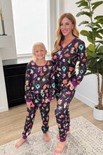 Load image into Gallery viewer, PREORDER: Matching Halloween Jogger Pajama Set in Four Prints
