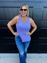Load image into Gallery viewer, PREORDER: Gabby Side Slit Tank in Four Colors
