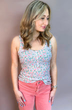 Load image into Gallery viewer, Annaleise Waffle Tank in Blue
