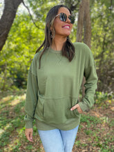 Load image into Gallery viewer, PREORDER: Magnolia Pocket Sweatshirt in Two Colors
