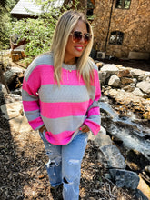 Load image into Gallery viewer, PREORDER: Kadie Stripe Knit Sweater in Four Colors
