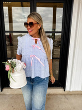 Load image into Gallery viewer, PREORDER: Gracie Bow Front Top in Three Colors
