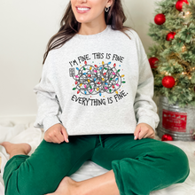 Load image into Gallery viewer, I'm Fine, Everything is Fine Graphic Sweatshirt
